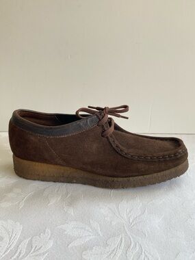 Vintage Clark’s Wallabees Brown Suede Size 9 Made in Ireland